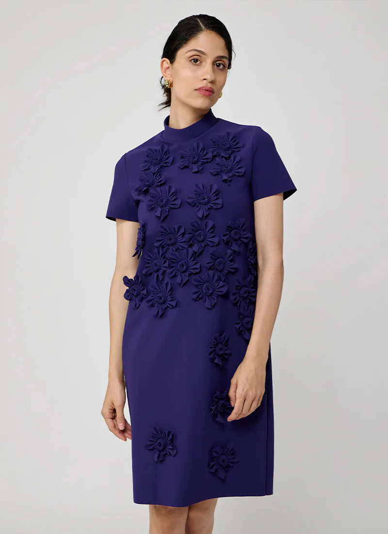 Grier Floral Applique Shift Dress - Image 3