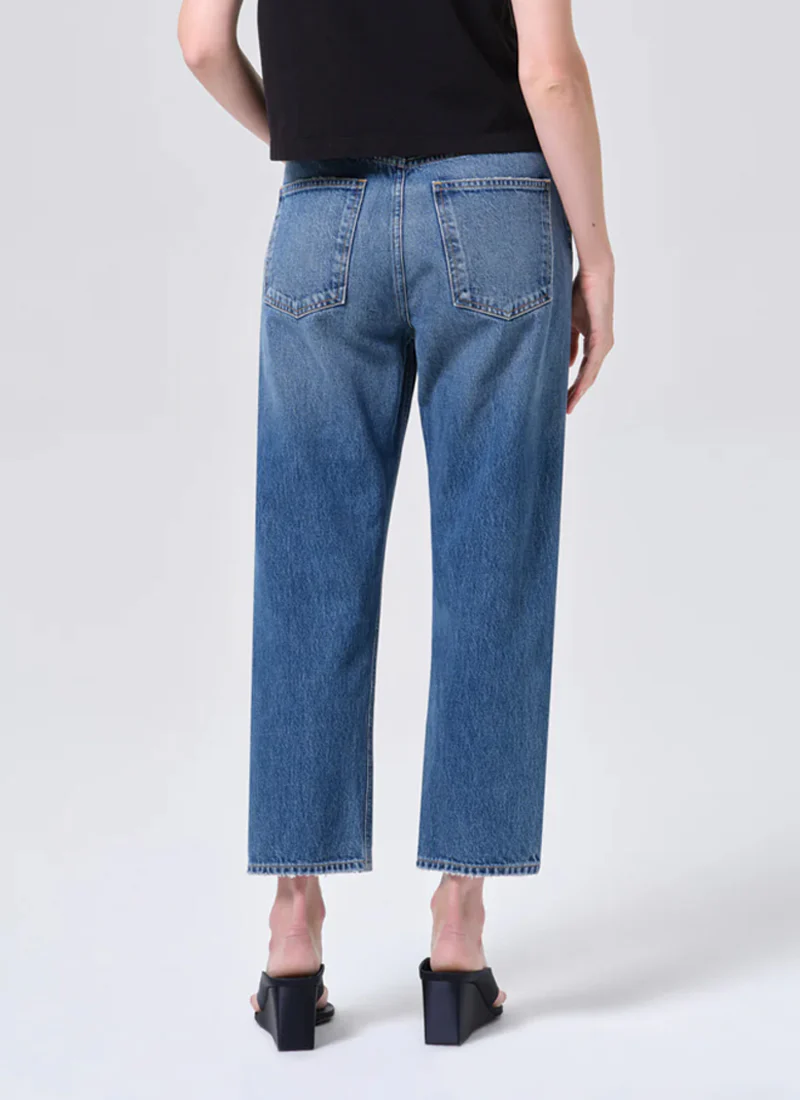 90's Crop Mid Rise Straight Jeans - Image 2