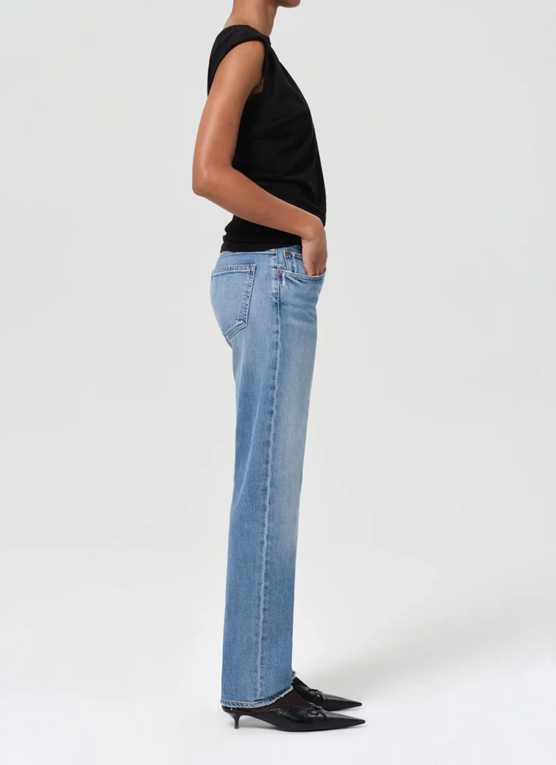 Low Rise Slim Straight Leg Jeans - Image 6