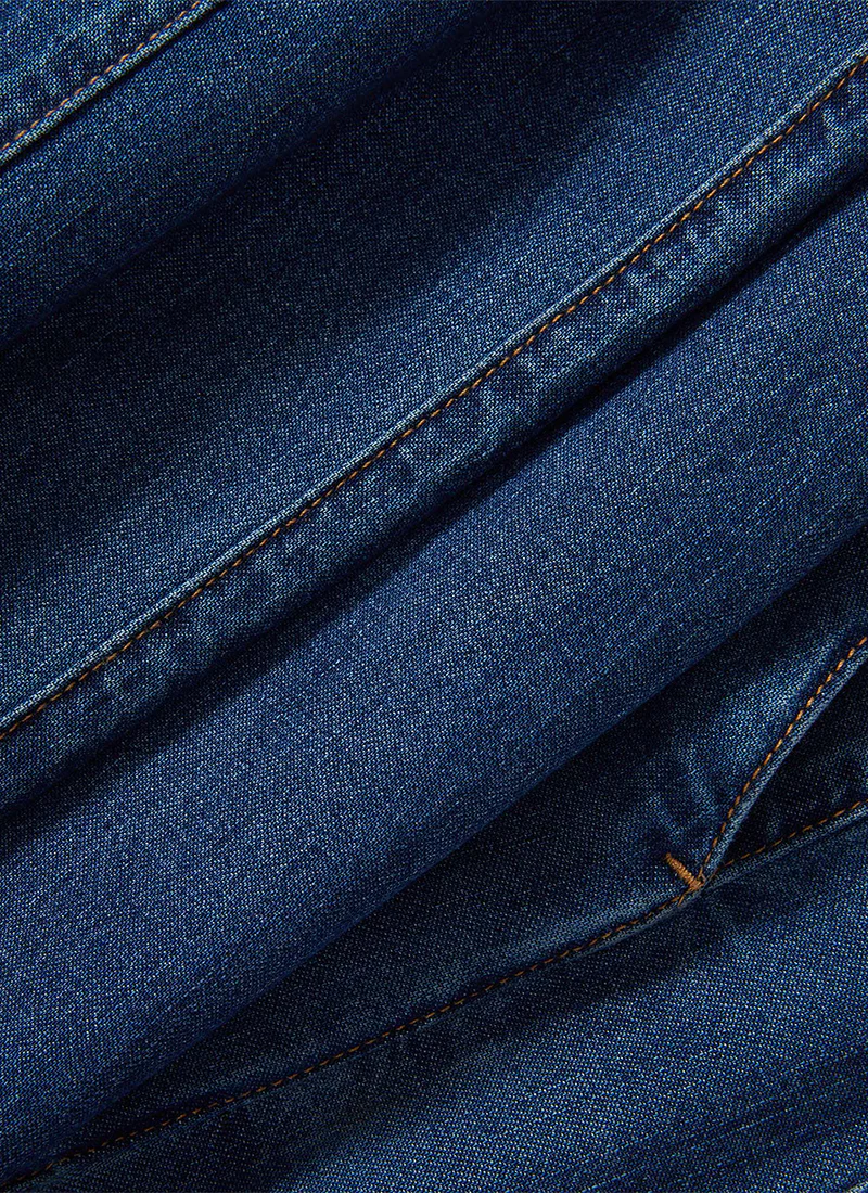 Digby Wide-Leg Chambray Pant - Image 5