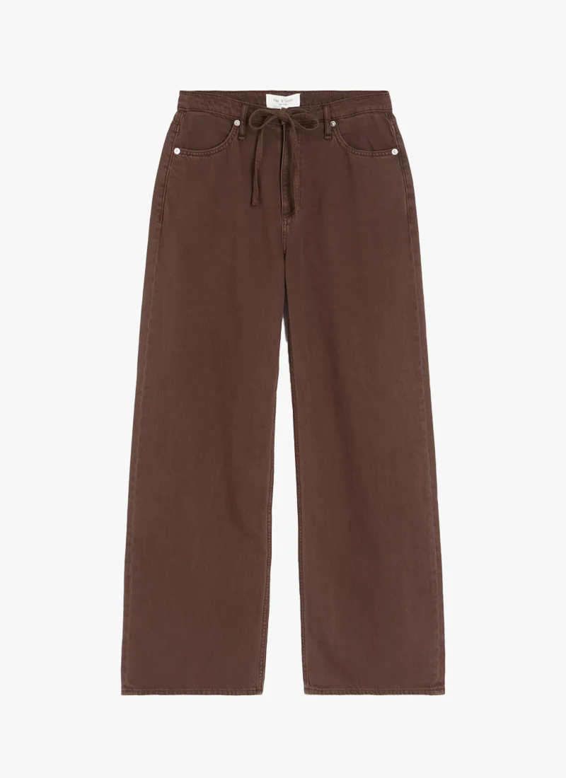 Featherweight Phoebe Drawstring Wide-Leg Jeans - Image 4