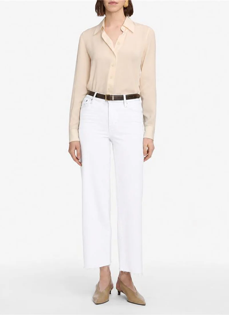 Le Slim Palazzo Crop Jeans