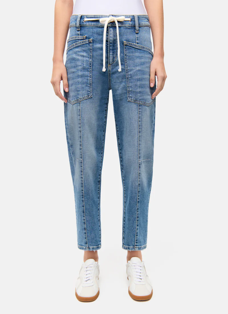 Ocean Drawstring Denim Jeans