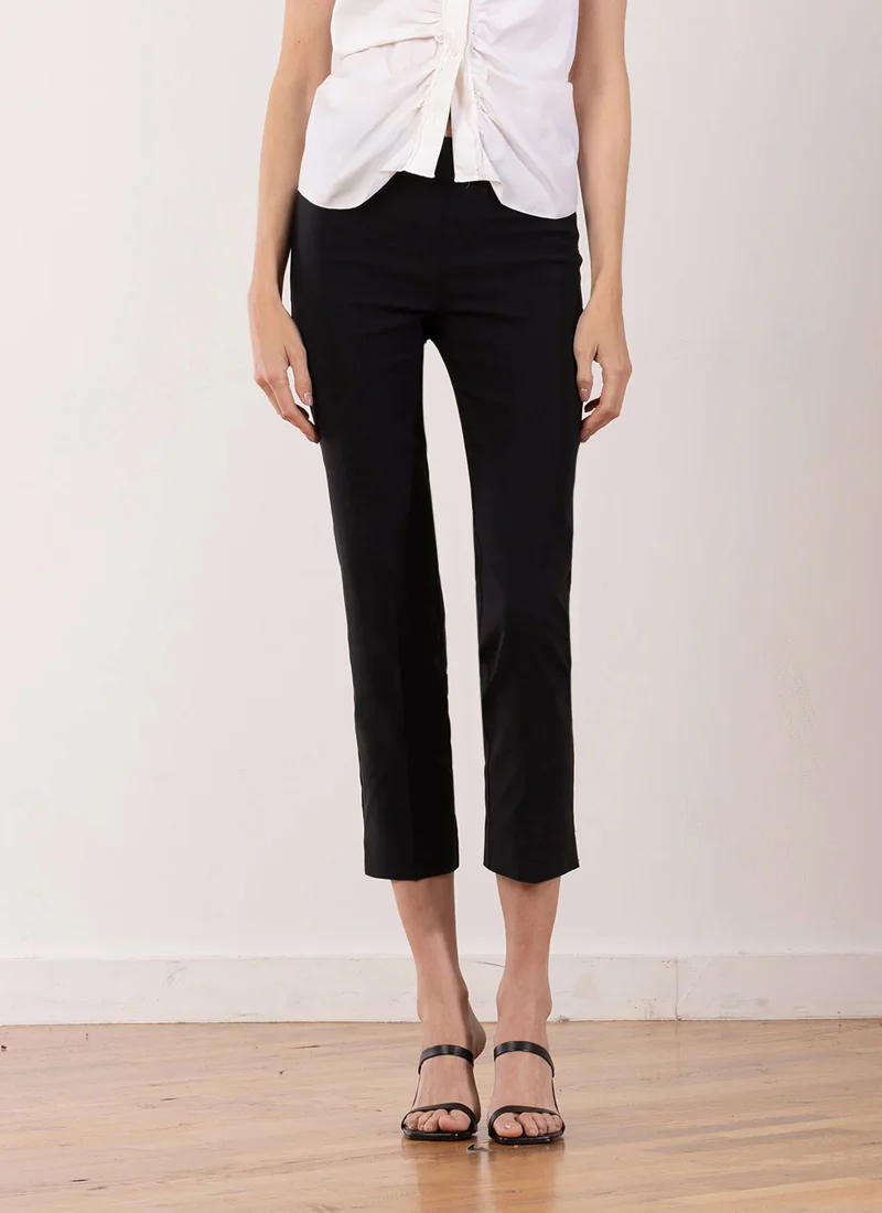 Brigitte Signature Slim Crop Pants