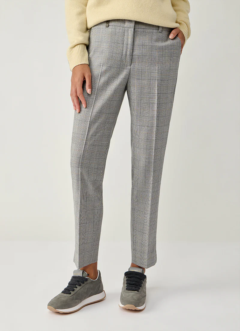 Glencheck Cigarette Pant