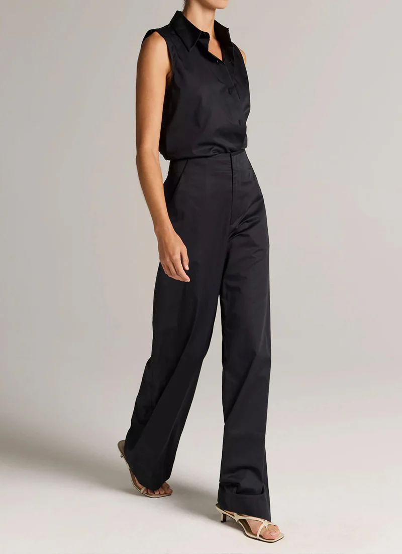 High-Rise Elastic-Waist Trouser - Image 3