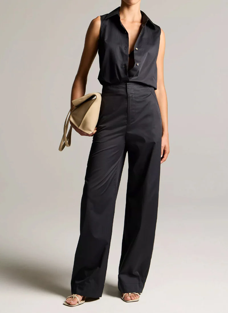 High-Rise Elastic-Waist Trouser - Image 6