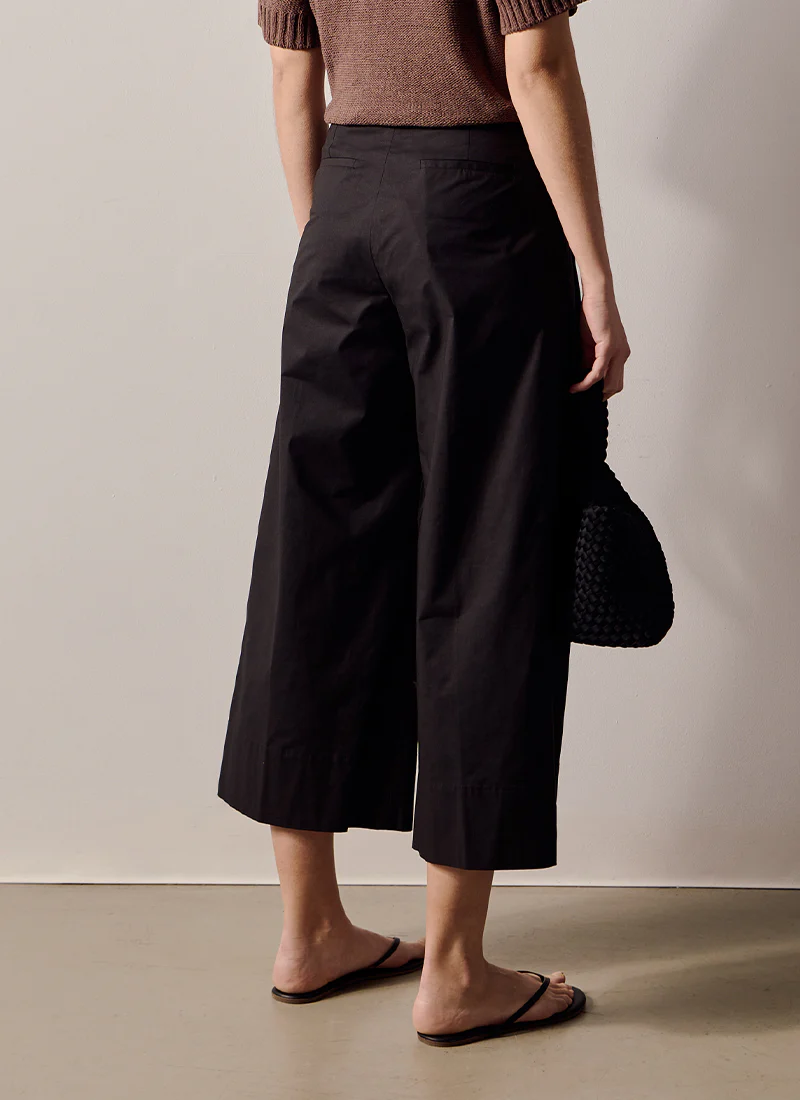 Tenerife Wide Leg Pleated Crop Pant - Image 2