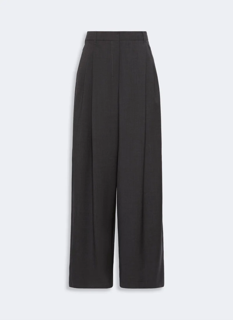 Taro Wool Pleated Trouser - Image 4