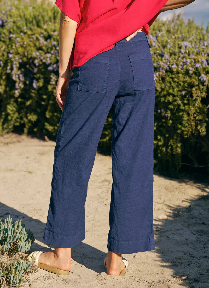 Wexford Wide-Leg Linen Pant - Image 2