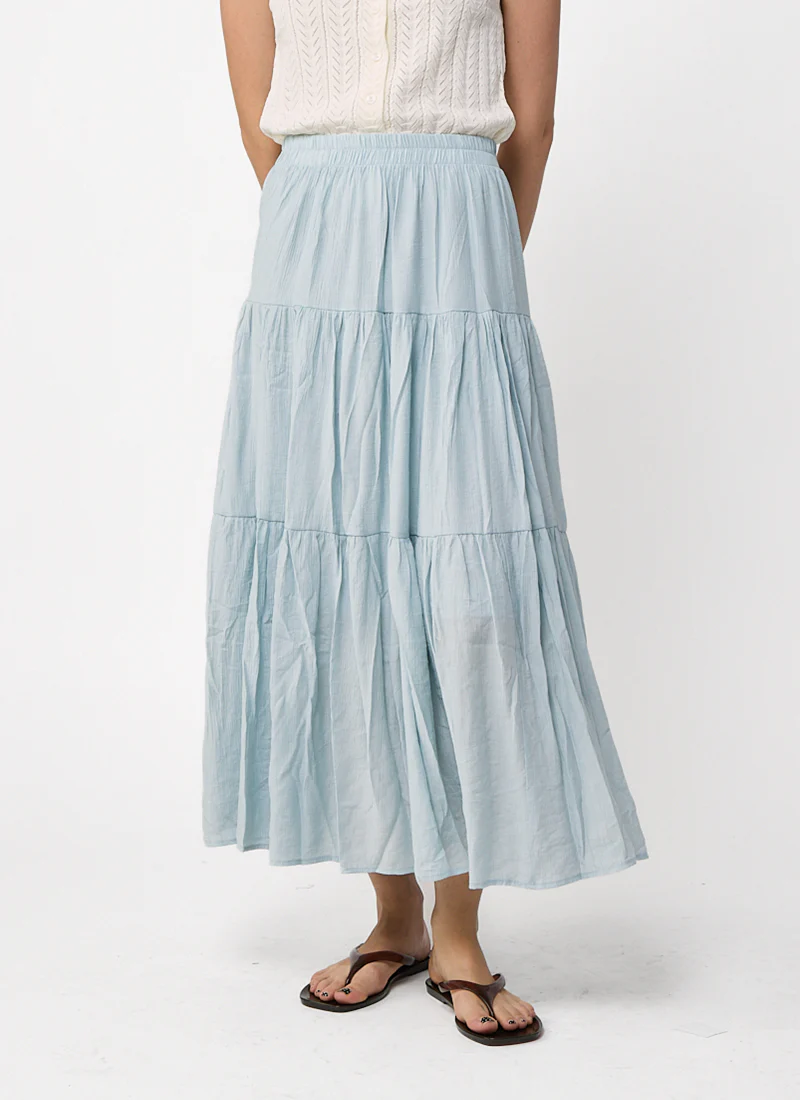 Tiered Maxi Skirt