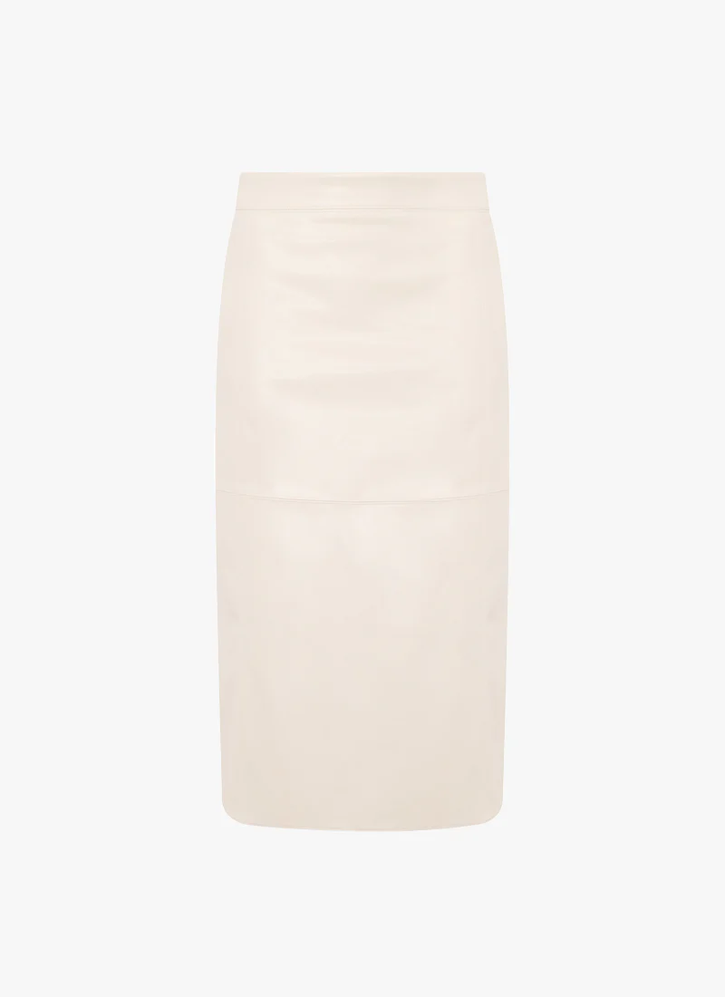 Crisma Faux Leather Skirt - Image 5