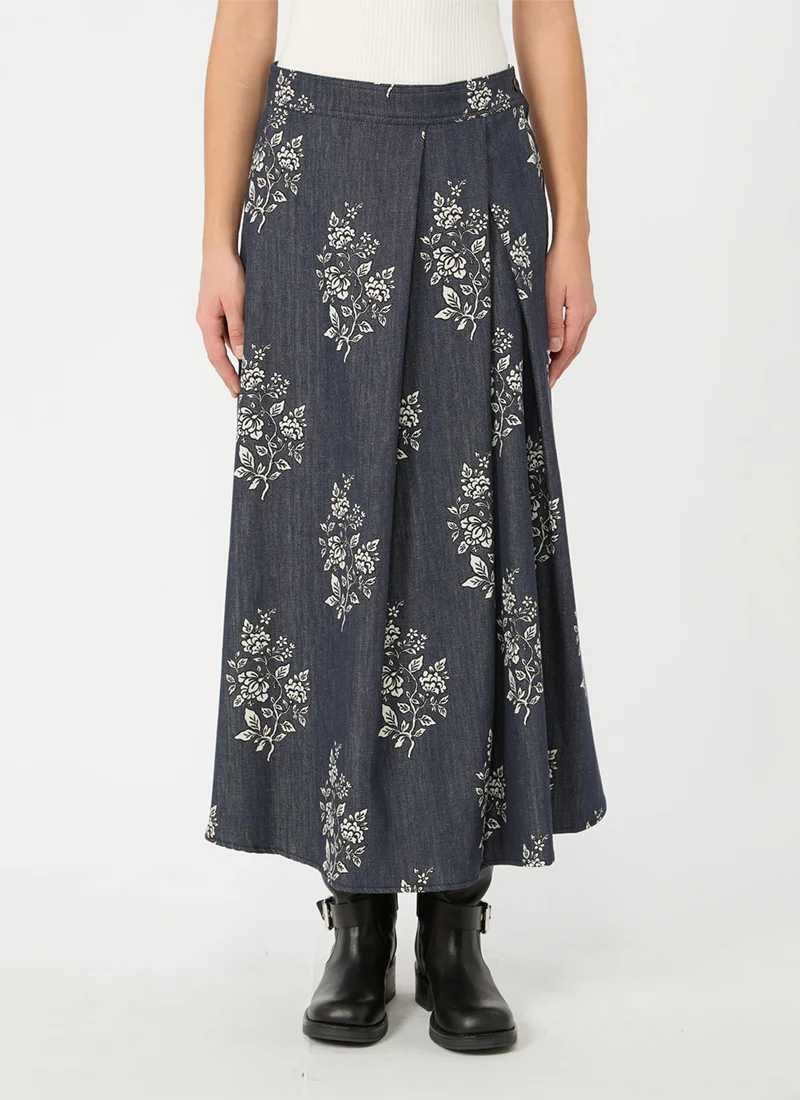 Struzzo Denim Skirt