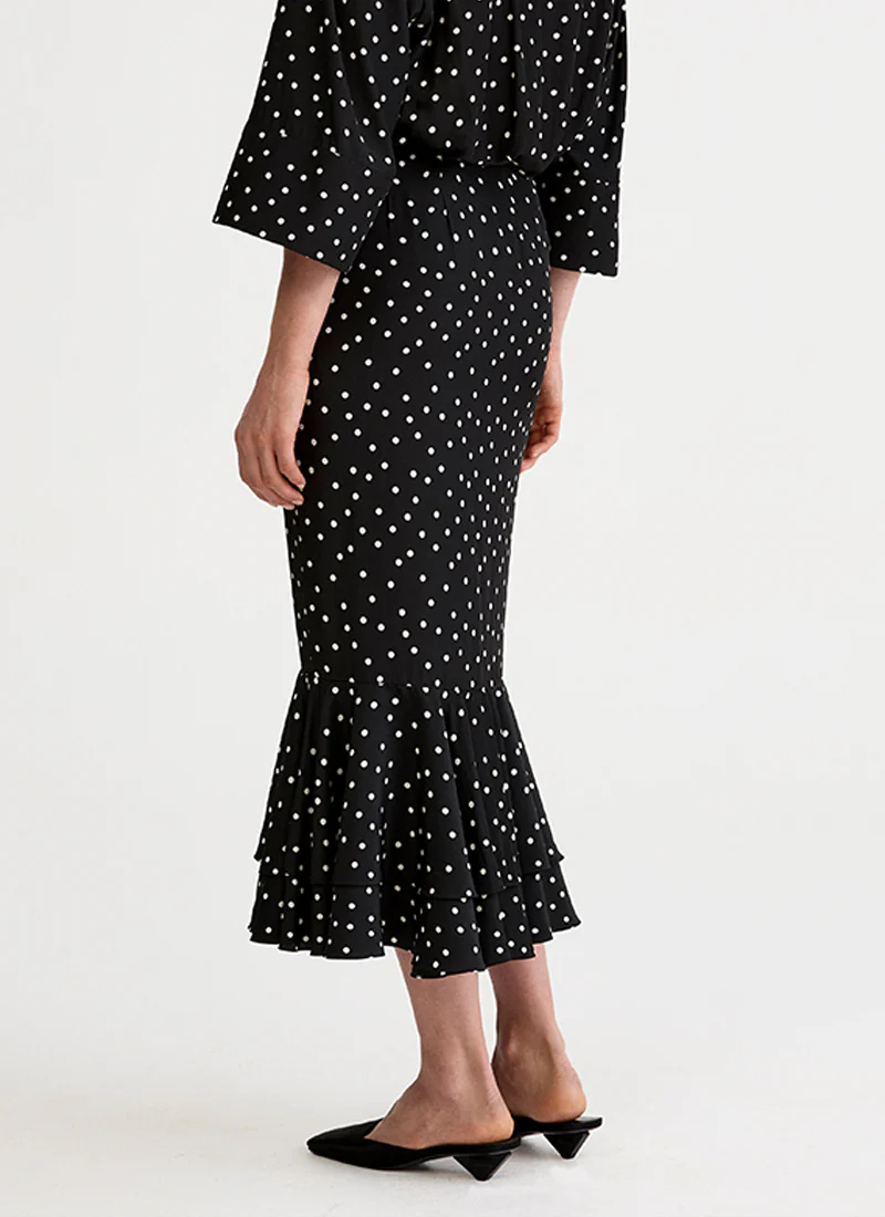 Tiered Midi Skirt - Image 3