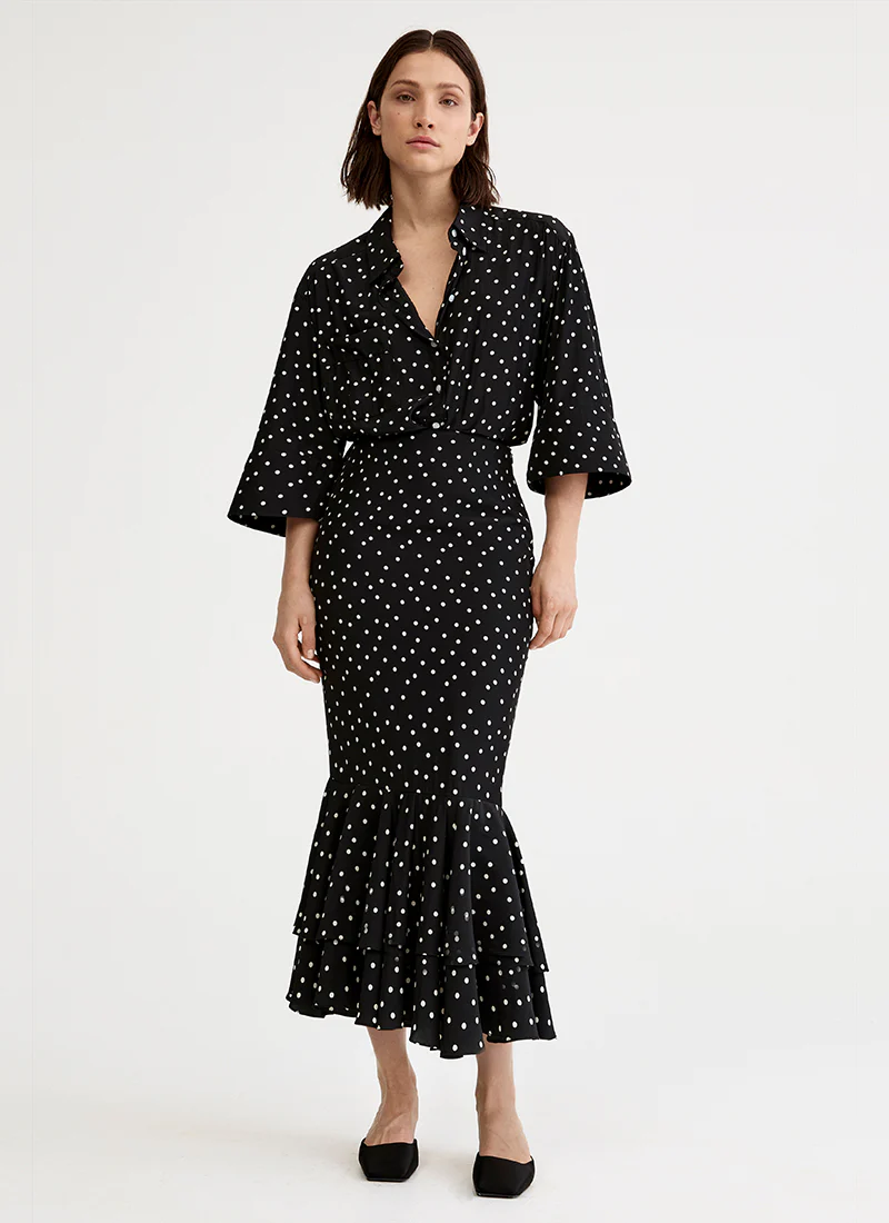 Tiered Midi Skirt - Image 4