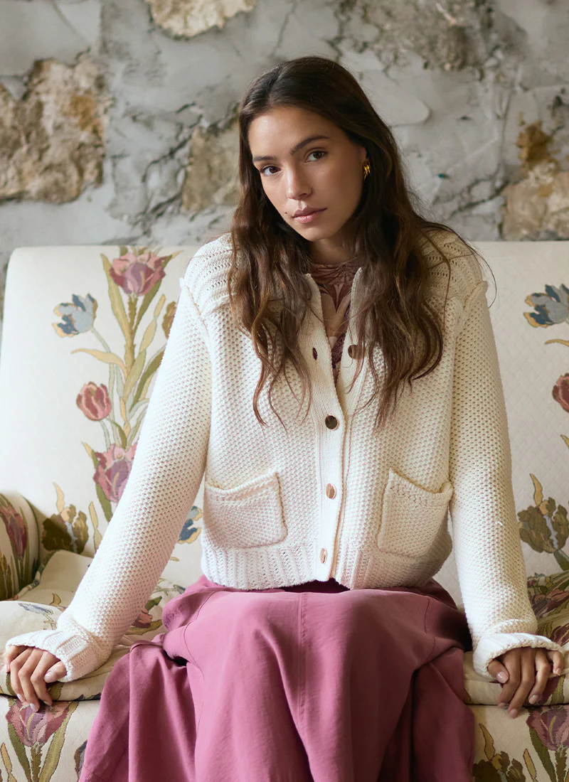 Federica Cropped Cardigan - Image 2