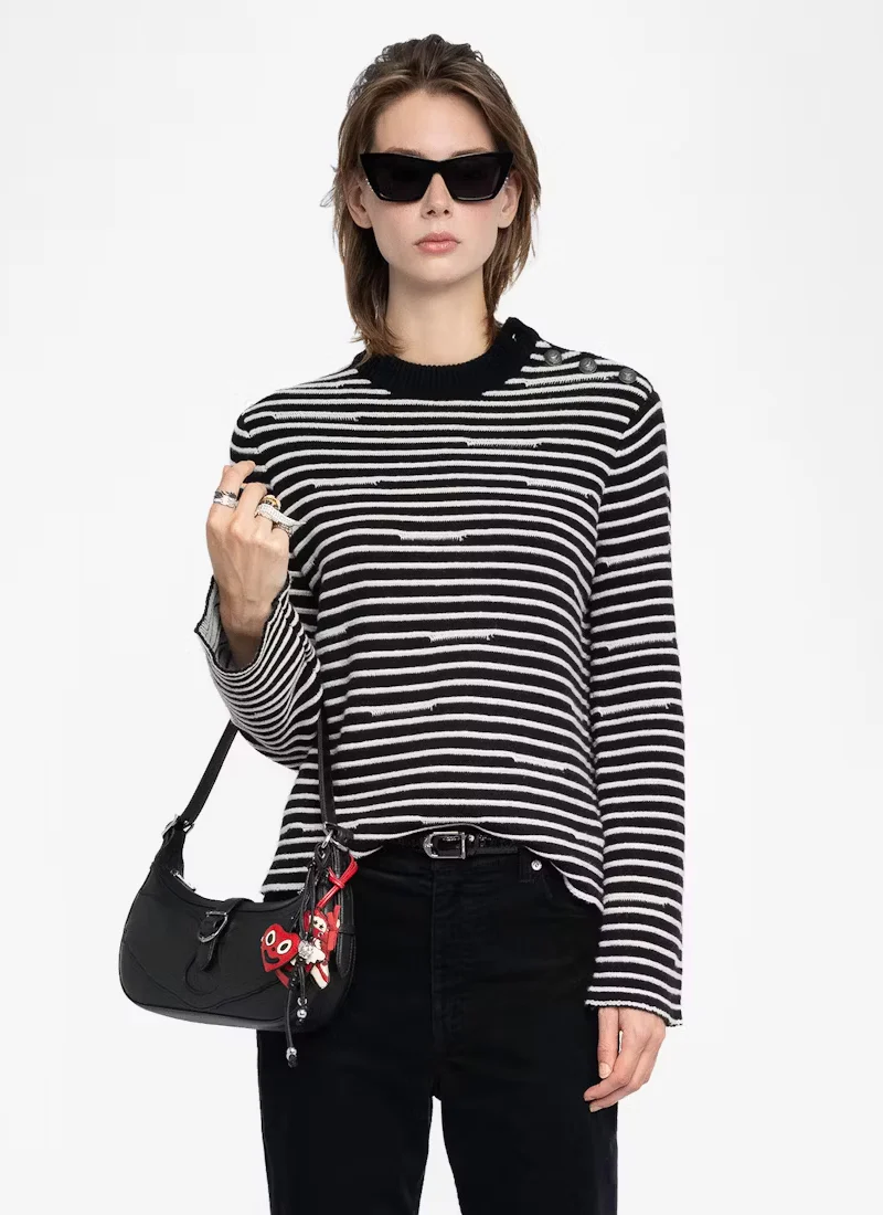Spiky Long Sleeve Pullover