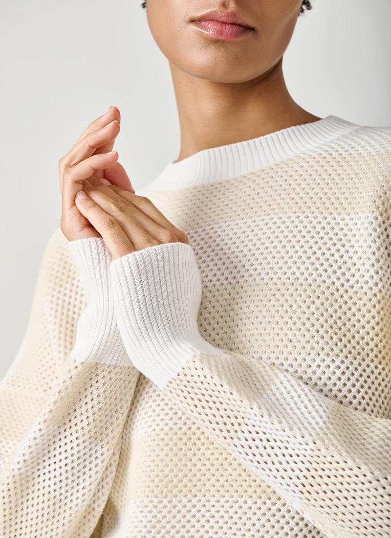 Striped Cotton Wool Sweater - Image 2