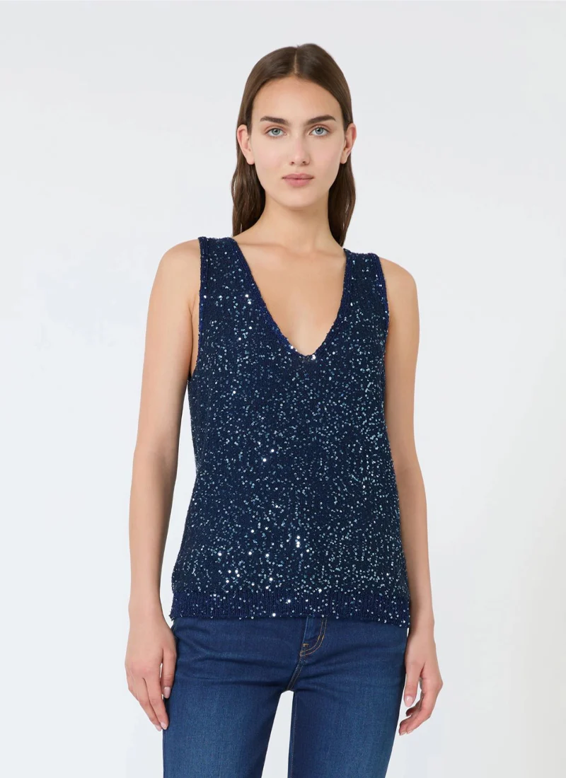 Milord Sequin Knit Tank