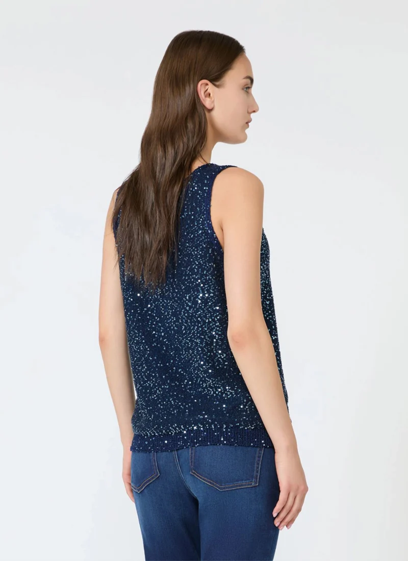Milord Sequin Knit Tank - Image 2