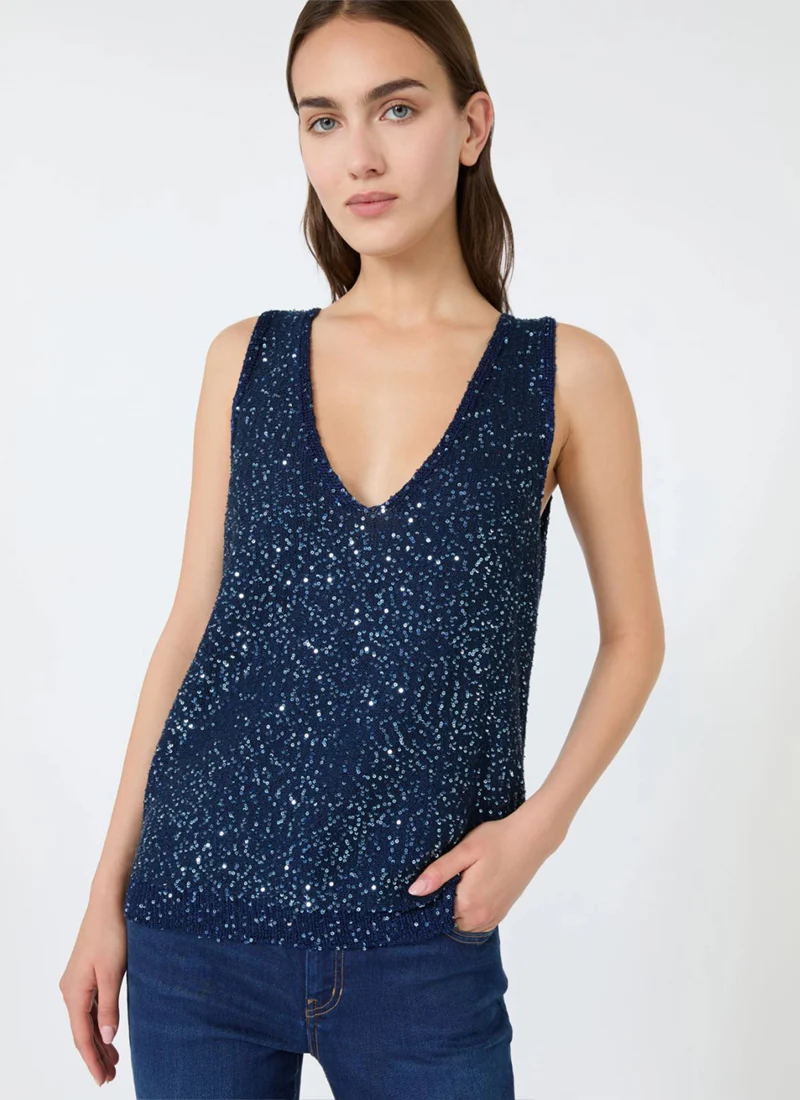 Milord Sequin Knit Tank - Image 3