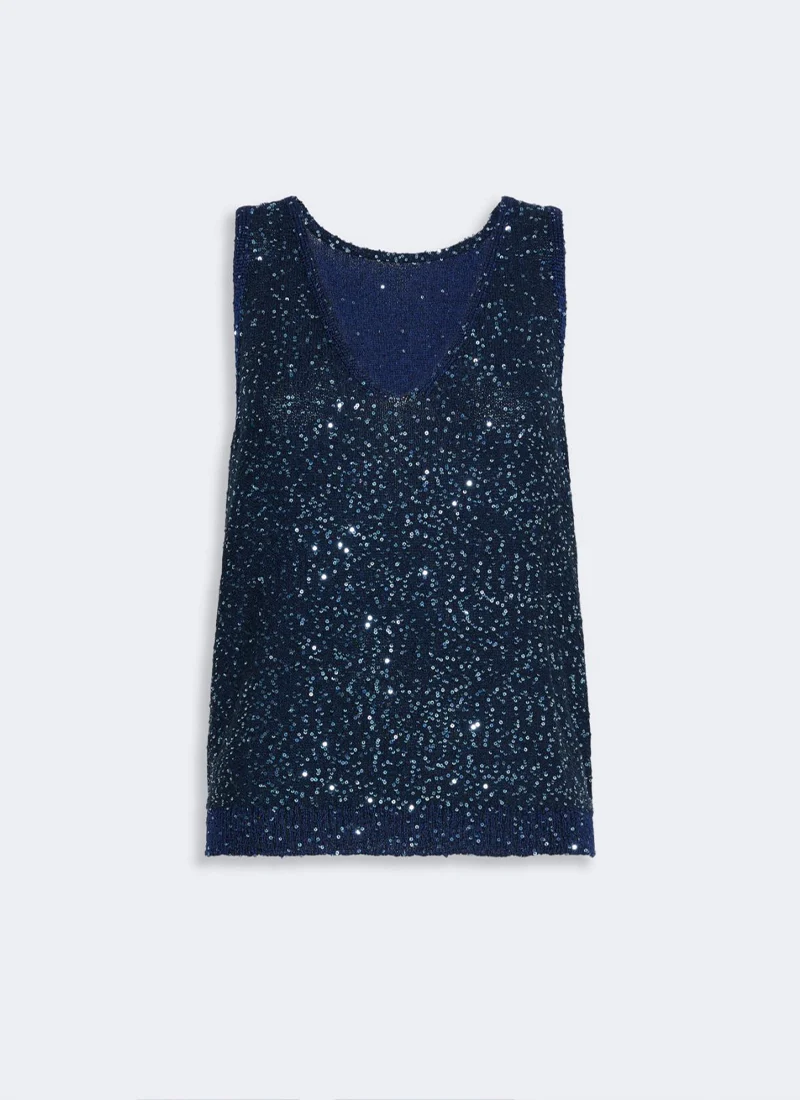 Milord Sequin Knit Tank - Image 5