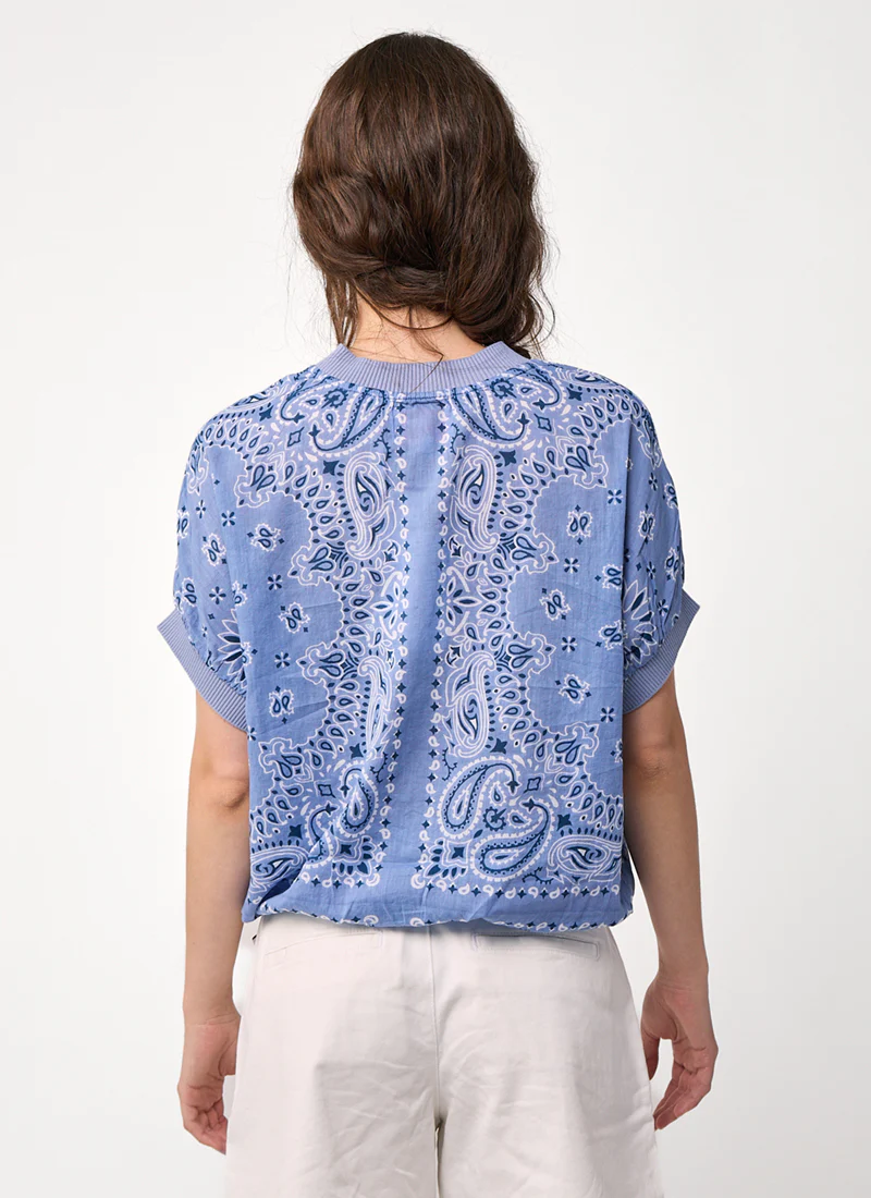 Bandana Print Blouse - Image 2