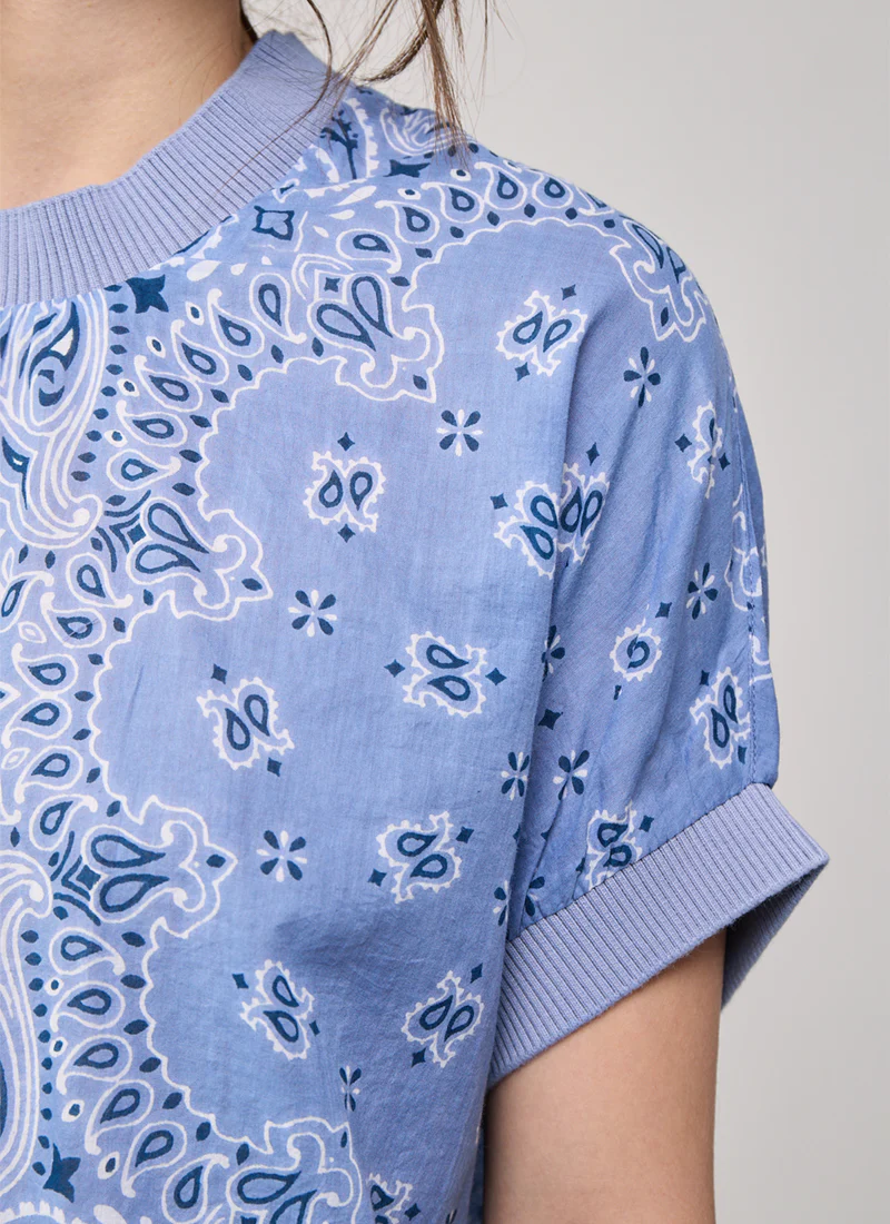 Bandana Print Blouse - Image 3