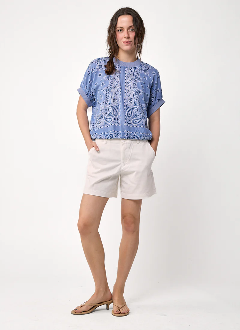 Bandana Print Blouse - Image 4