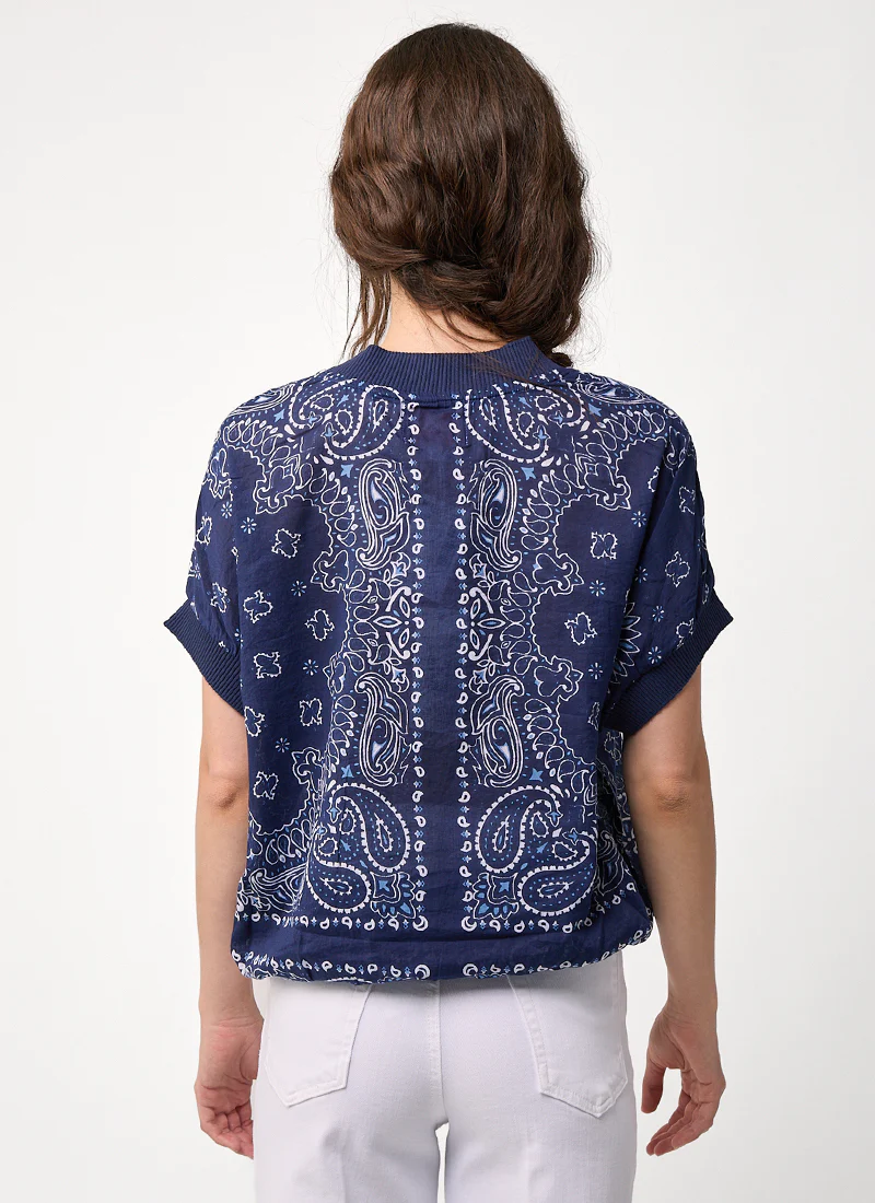Bandana Print Blouse - Image 2