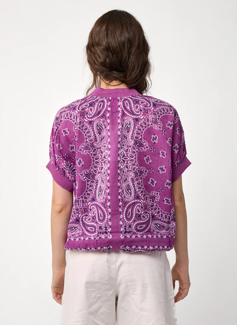 Bandana Print Blouse - Image 2