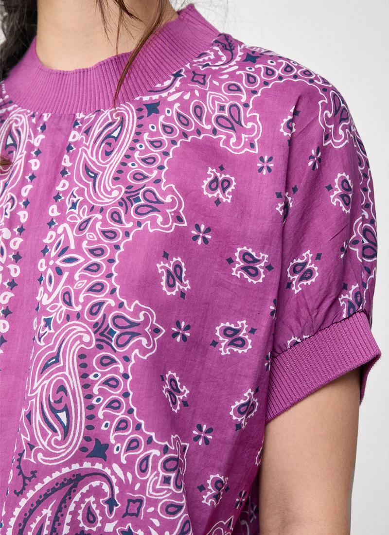 Bandana Print Blouse - Image 3