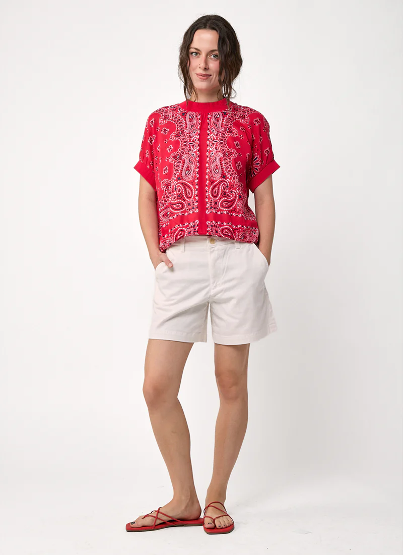 Bandana Print Blouse - Image 3