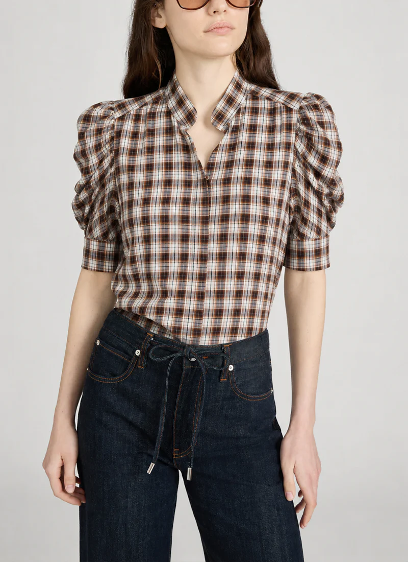 The Plaid Gillian Blouse
