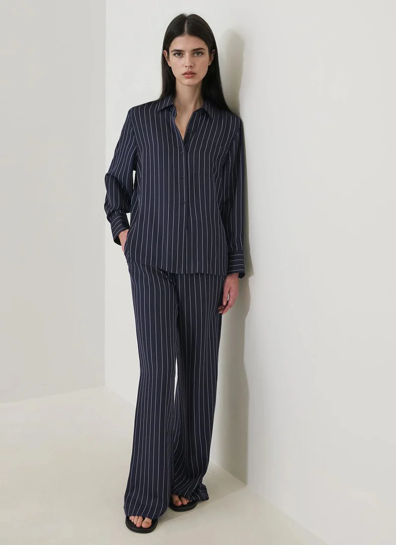 Silk Boyfriend Pocket Shirt - Image 4