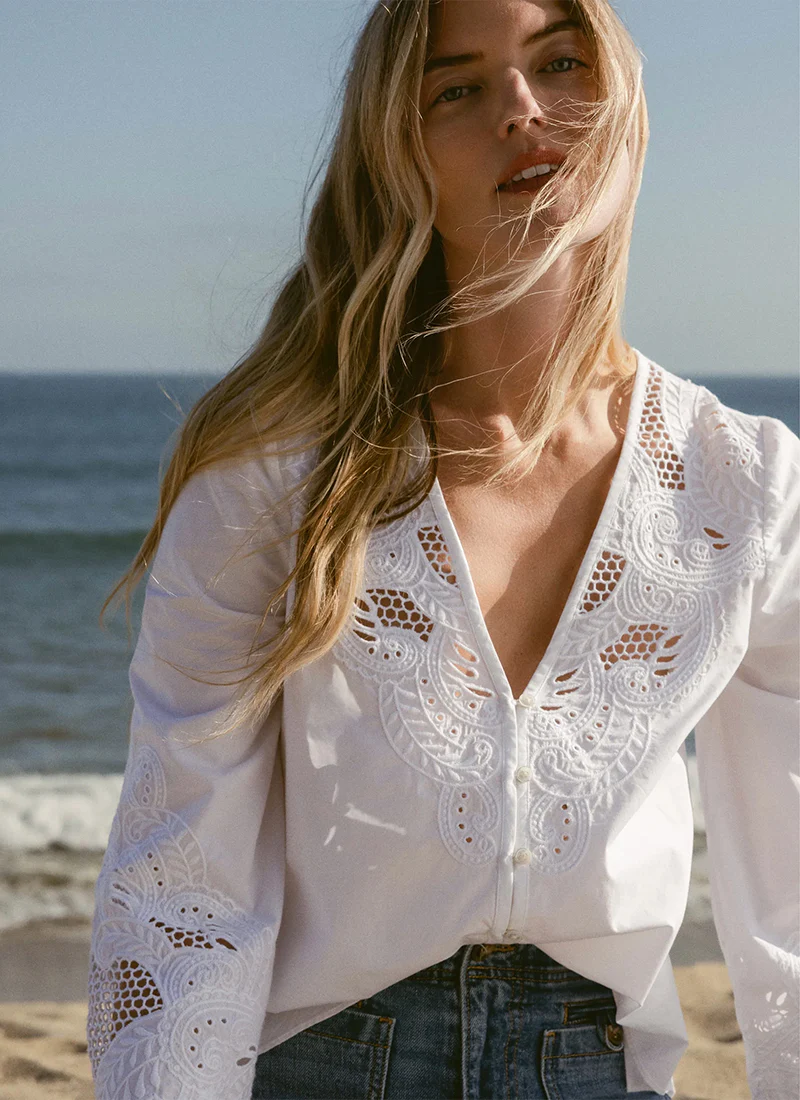 Suniva Embroidered Shirt - Image 2