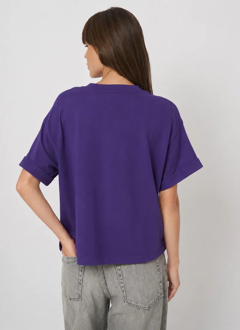 French Terry Boxy T-Shirt - Image 2
