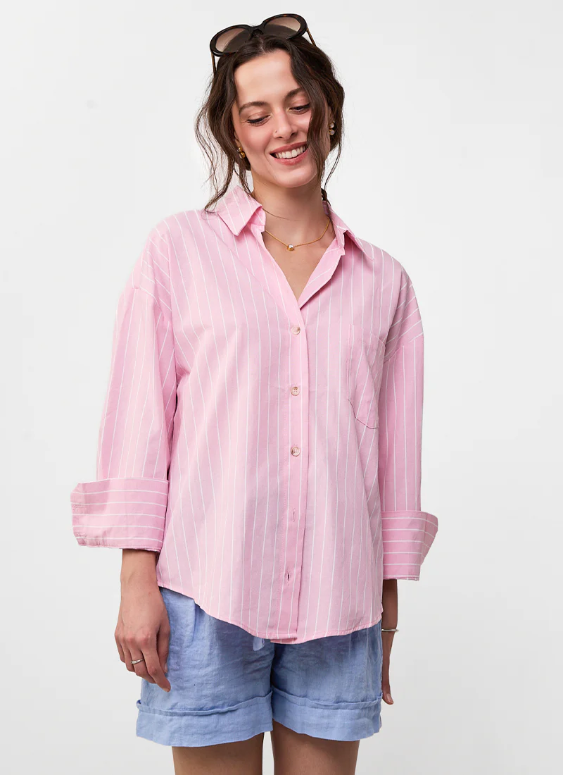 Striped Button Up Shirt