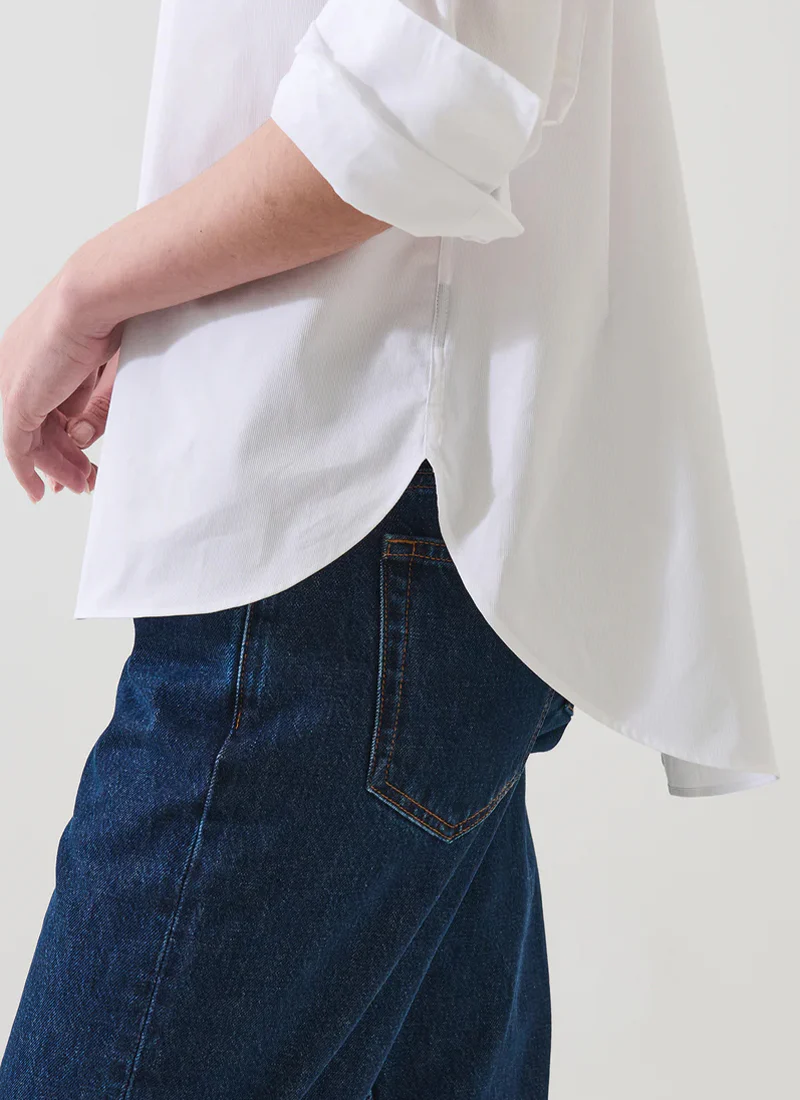 Cotton Boyfriend Pocket Shirt - Image 3