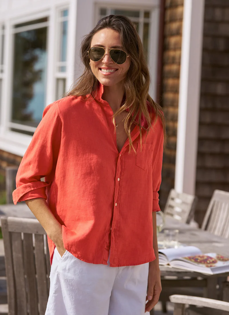 Eileen Button Up Linen Shirt - Image 4