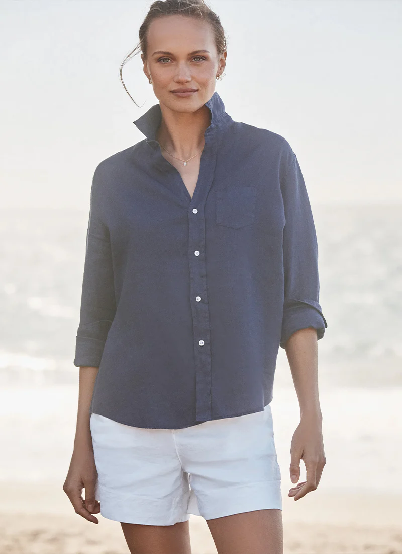 Eileen Button Up Linen Shirt