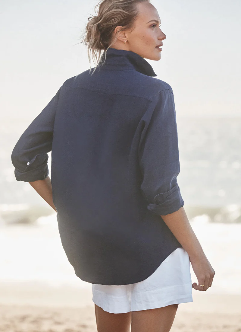 Eileen Button Up Linen Shirt - Image 2