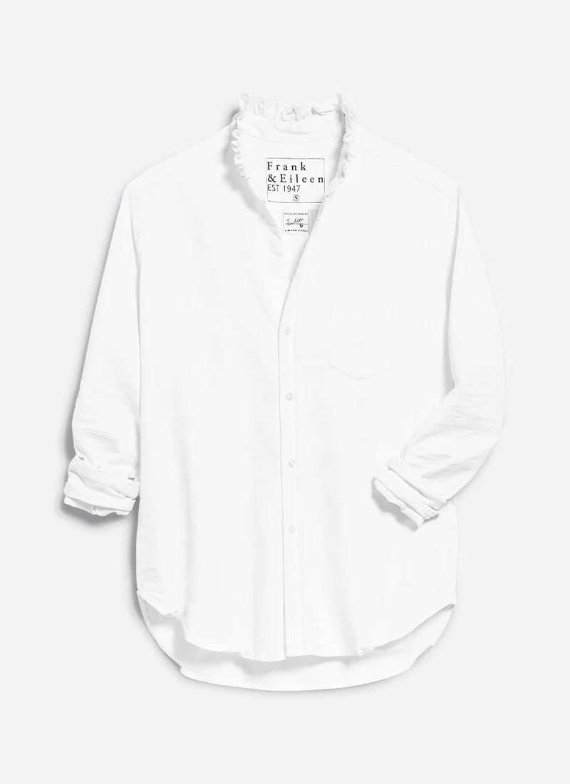 Eileen Ruffle Collar Button-Up Shirt - Image 5