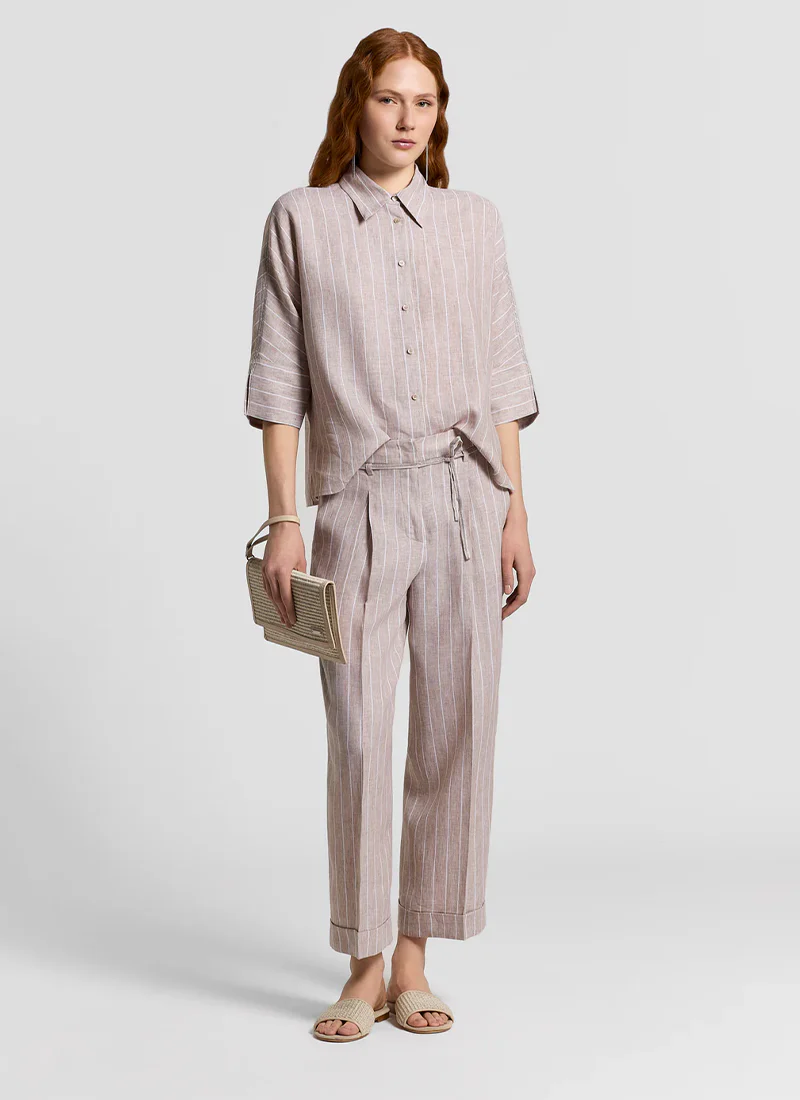 Linen Striped Shirt - Image 4