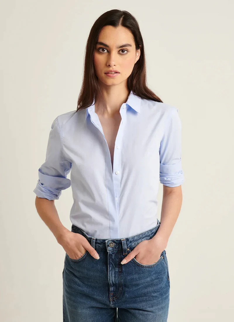 Long Sleeve Cotton Relaxed Shirt