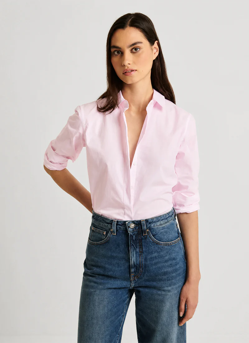 Long Sleeve Cotton Relaxed Shirt