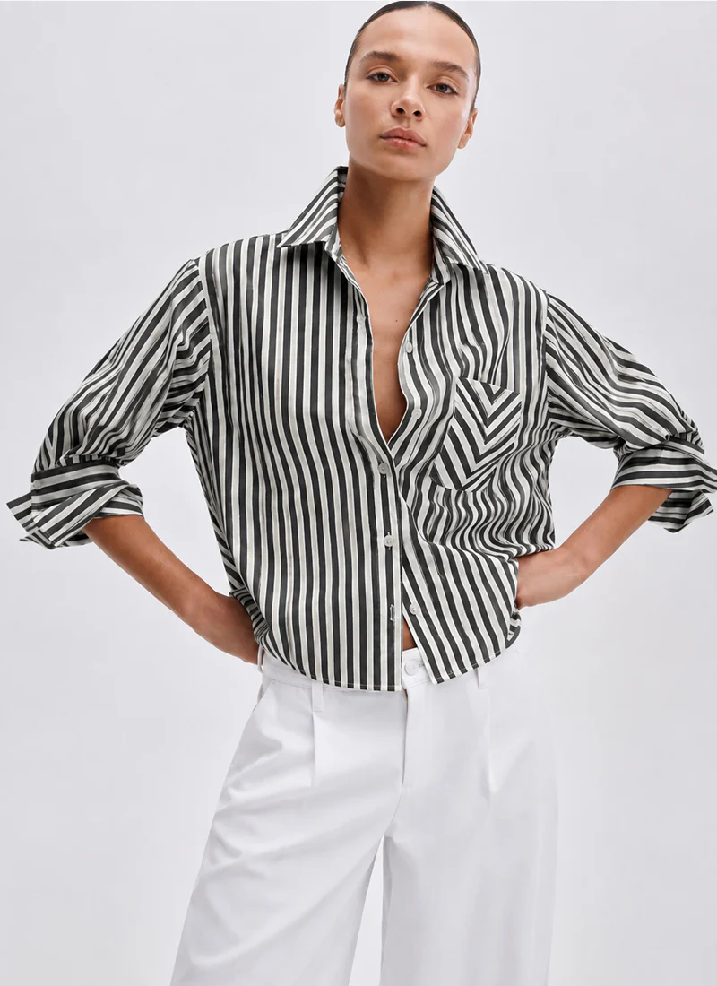 Luca Stripe Poplin Shirt