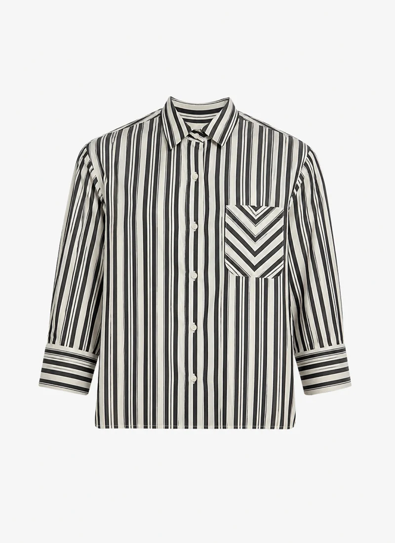 Luca Stripe Poplin Shirt - Image 3