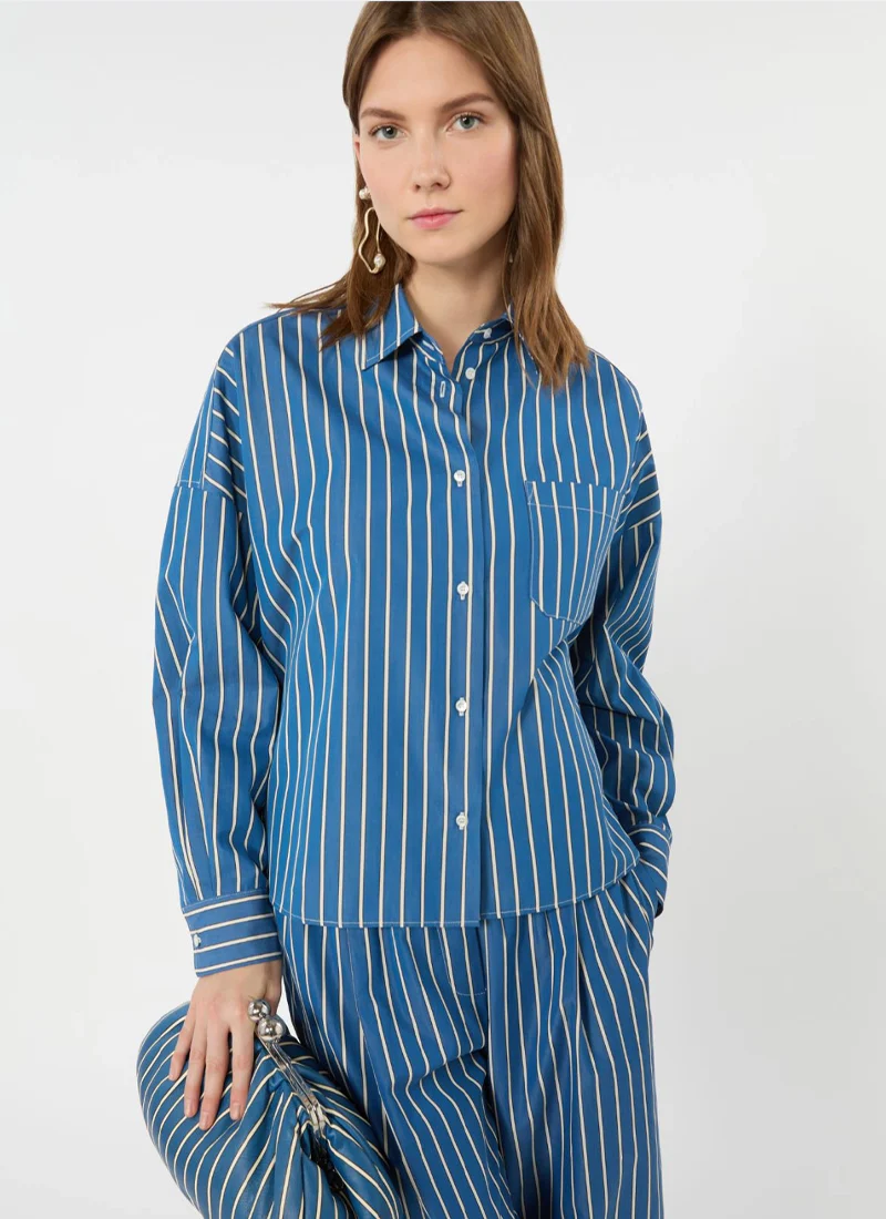 Onore Poplin Striped Shirt - Image 3