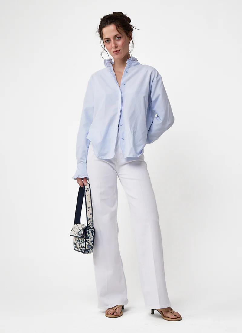 Ruffle Collar Shirt - Image 4